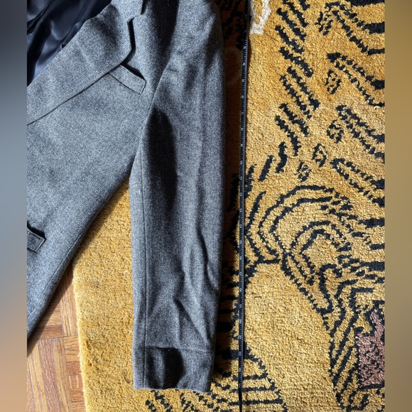 VINTAGE Pendleton 100% Virgin Wool Blazer in Gray Tweed - Picture 7 of 7